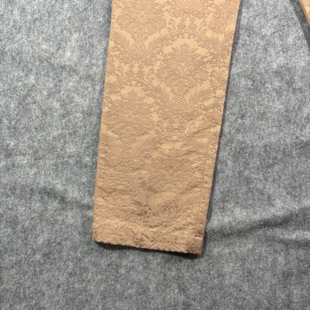 Zara Womens Mustarc Colored‎ Designed Skinny Pants Size S - Picture 5 of 13